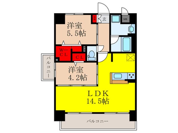 江坂 礎の物件間取画像